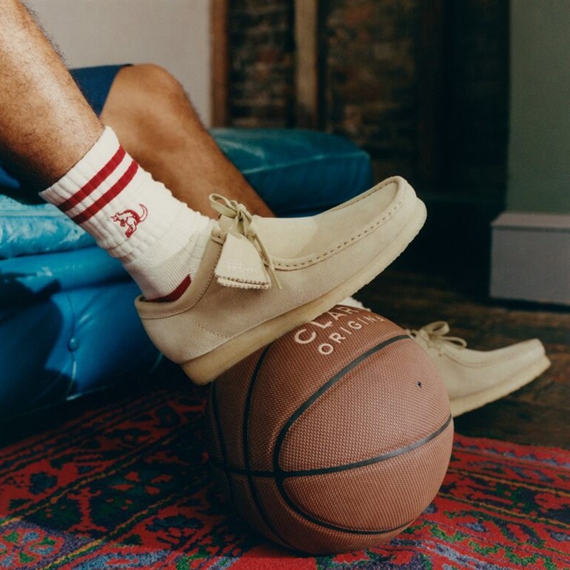 Clarks Herre Originals 2 Wallabee G Sko 5252 Maple Suede - Billede 4