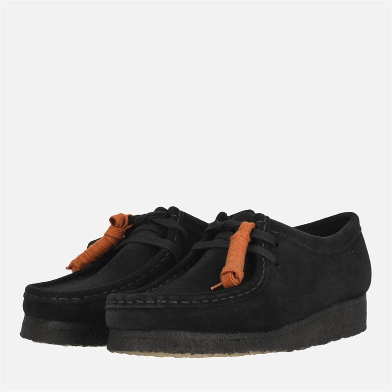 Clarks Dame Originals 2 Wallabee D Sko 1219 Black Suede
