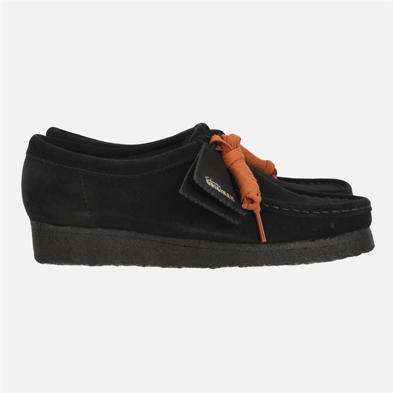 Clarks Dame Originals 2 Wallabee D Sko 1219 Black Suede - Billede 2
