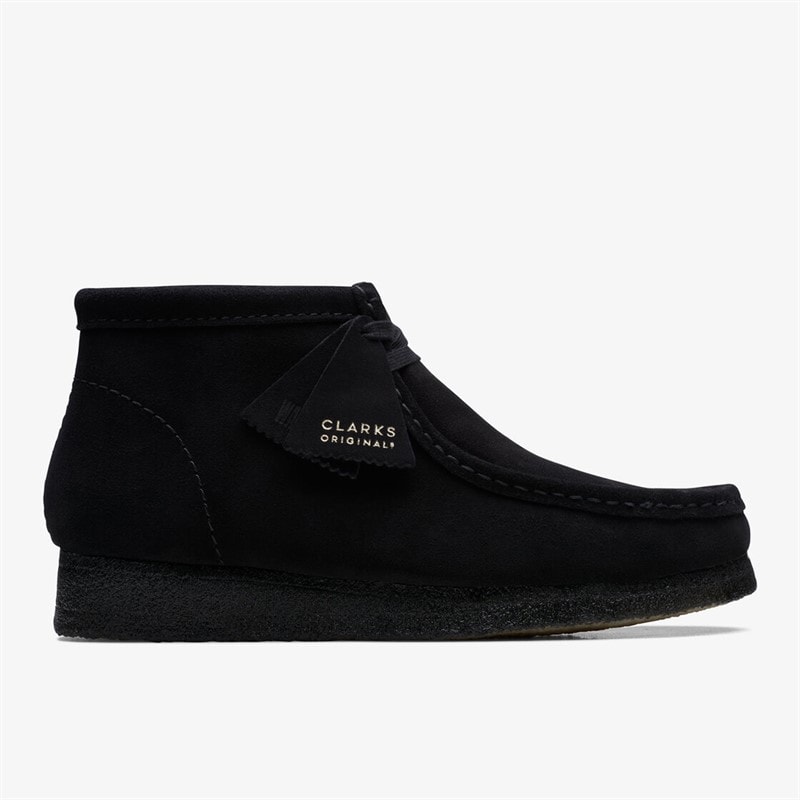 Clarks Herre Originals 2 Wallabee G Støvler 1219 Black Suede - Billede 2