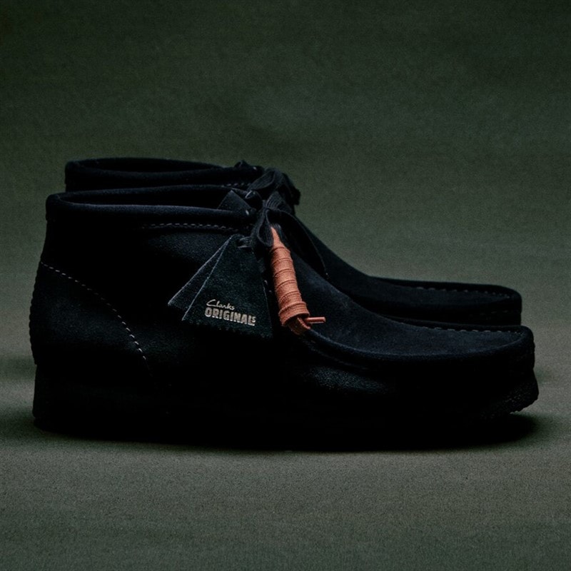 Clarks Herre Originals 2 Wallabee G Støvler 1219 Black Suede - Billede 3