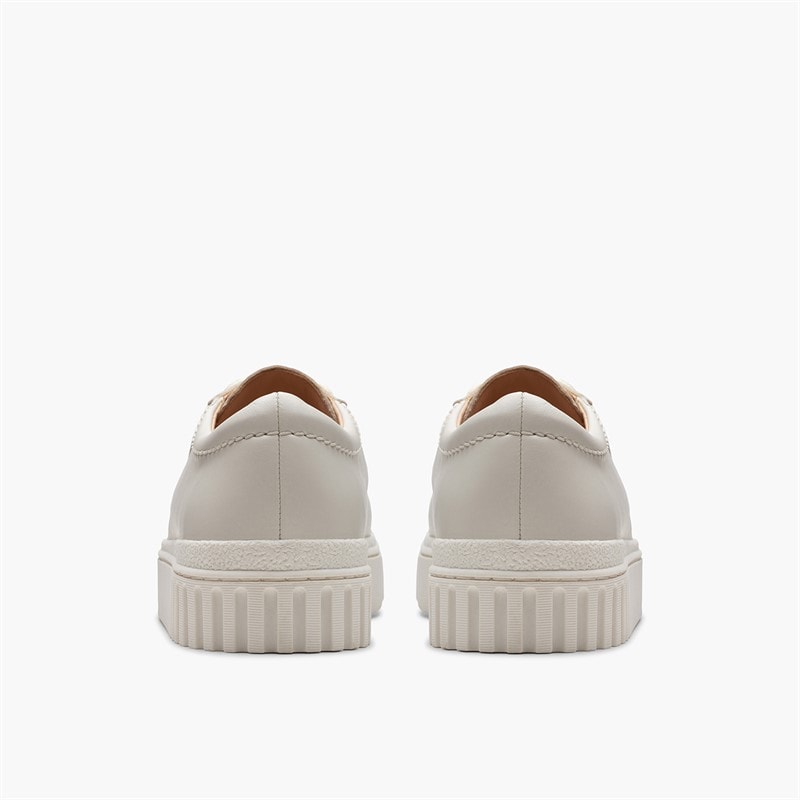 Clarks Dame Mayhill Walk D- Fit Træningssko Off White - Billede 3