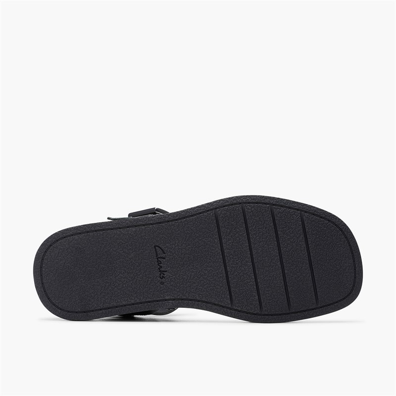 Clarks Dame Alda D Fit Rem Sandaler Sort - Billede 2