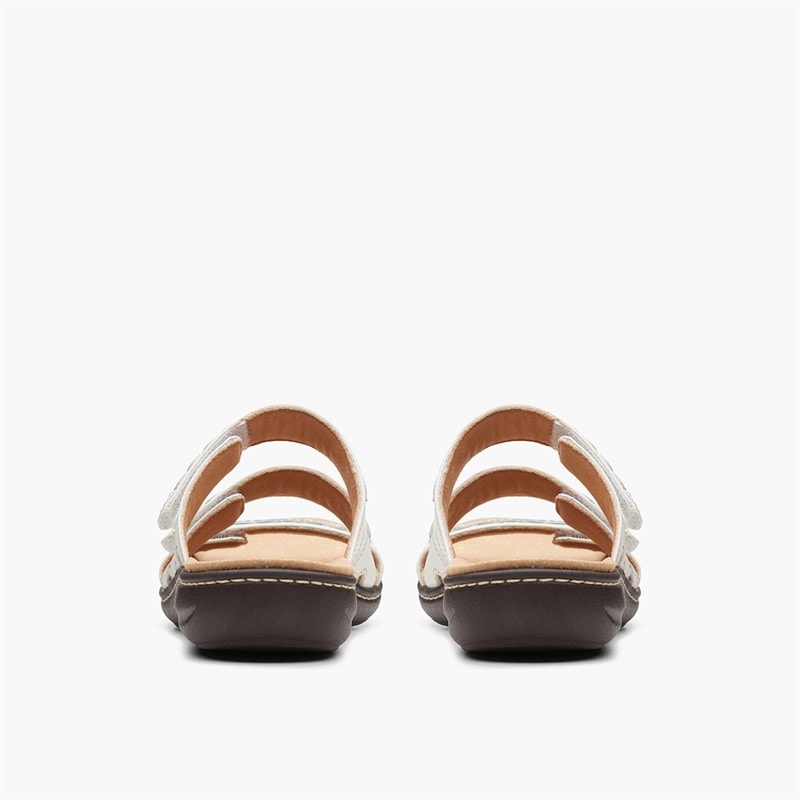 Clarks Dame Laurieann Cove D-Fit Sandaler Hvid - Billede 3