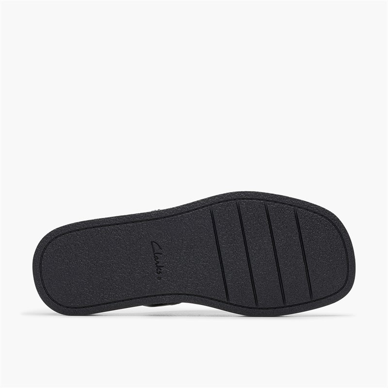 Clarks Dame Alda Glide D-Fit Klipklapper Sort - Billede 2