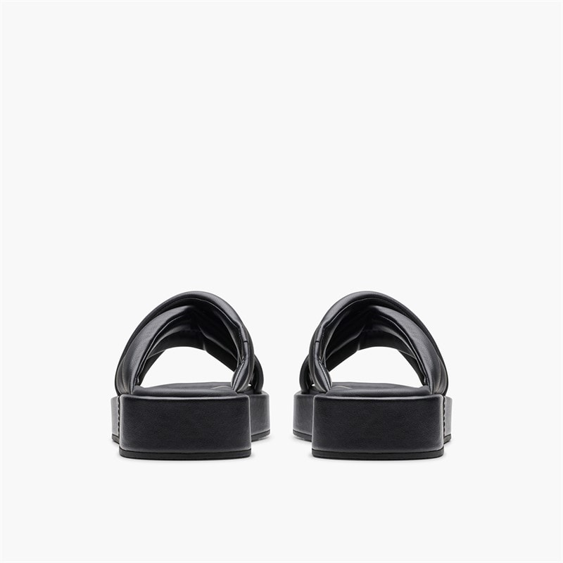 Clarks Dame Alda Glide D-Fit Klipklapper Sort - Billede 3