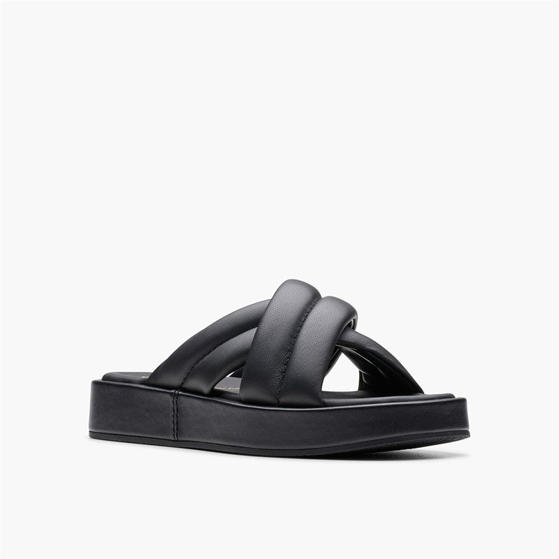 Clarks Dame Alda Glide D-Fit Klipklapper Sort - Billede 5