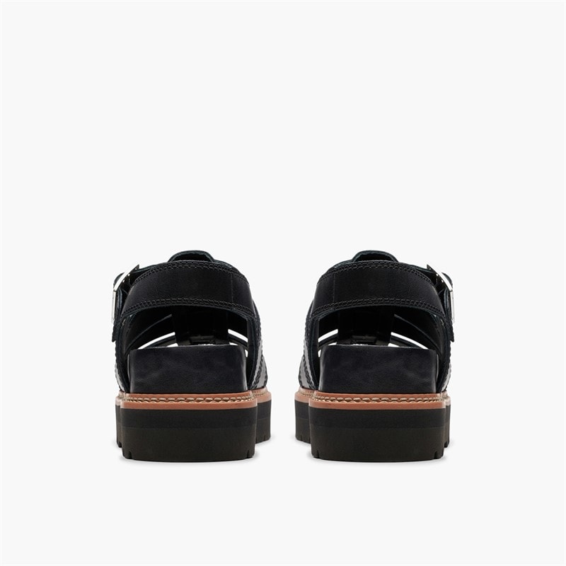 Clarks Dame Orianna Twist D-Fit Sandaler Sort - Billede 3