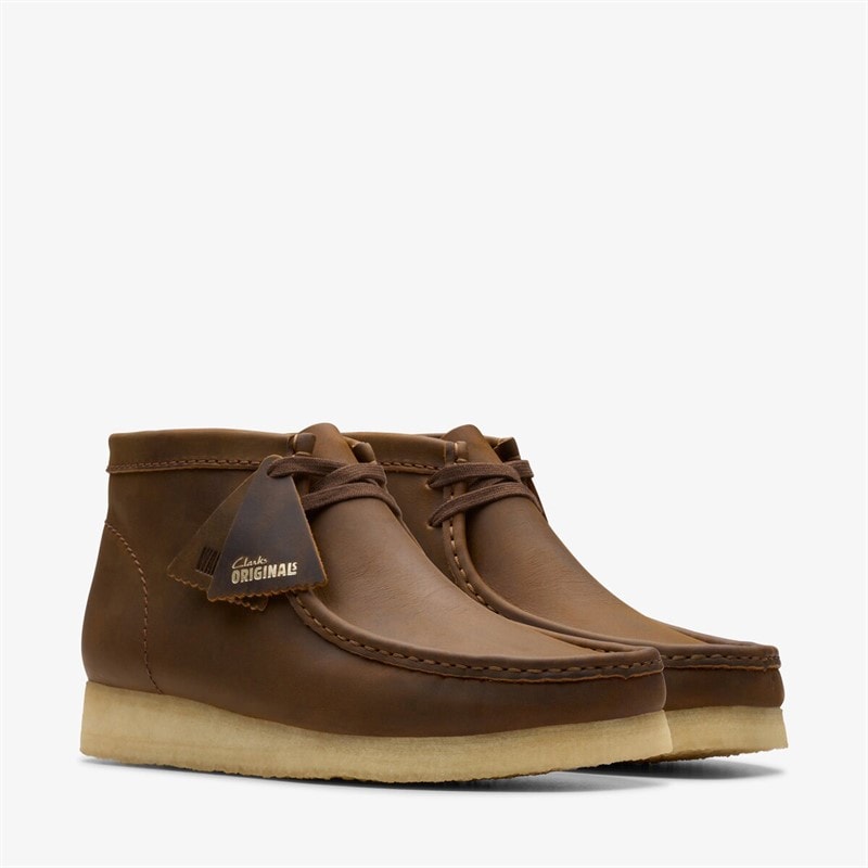 Clarks Herre Originals 2 Wallabee Boots 1211 Beeswax - Billede 2