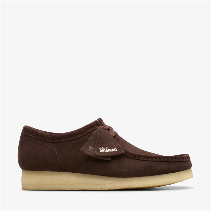 Clarks Herre Originals 2 Wallabee Sko 5230 Dark Brown Suede