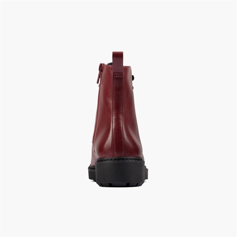 Clarks Dame Witcombe Hi 2 Støvler Burgundy Leather - Billede 5