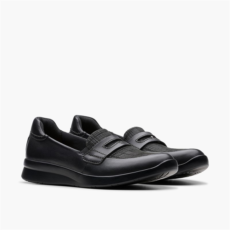 Clarks Dame Ellowyn Penny loafers Black Leather - Billede 5