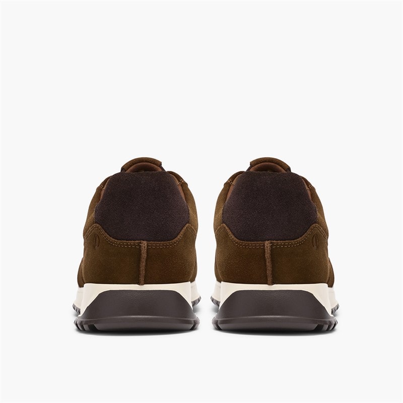 Clarks Herre Radwell slips sko Cola Suede - Billede 5