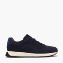Clarks Herre Radwell slips sko Navy Suede