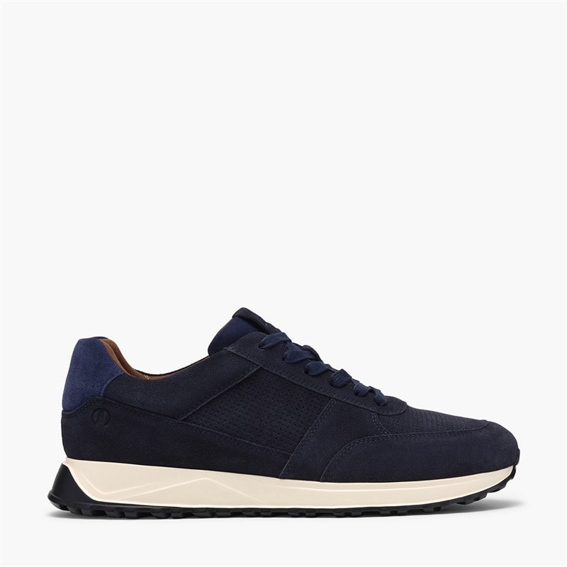 Clarks Herre Radwell slips sko Navy Suede