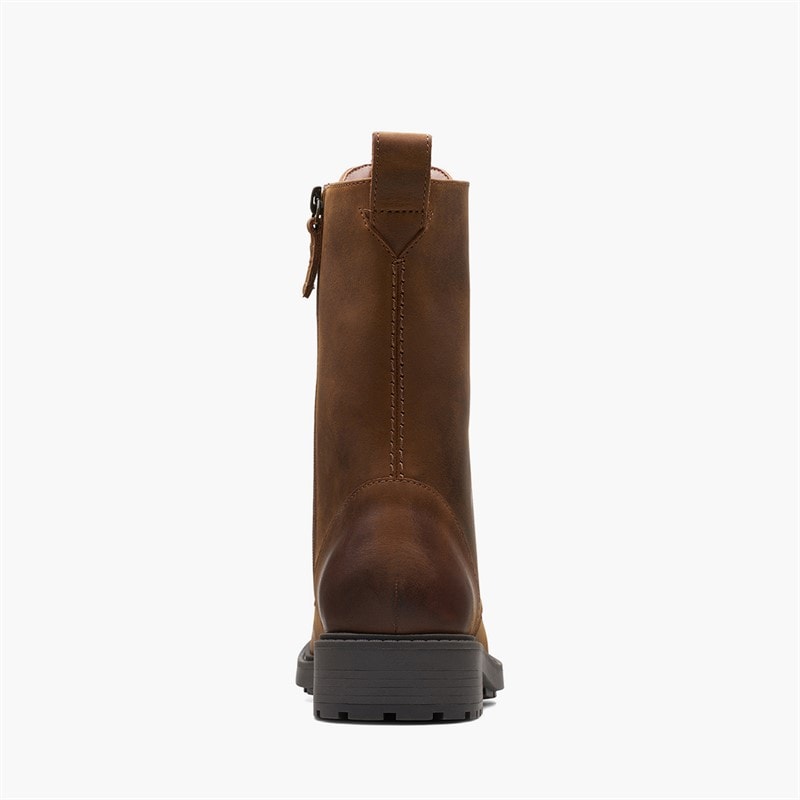 Clarks Dame Orinoco 2 stil støvler  Brown Snuff - Billede 3