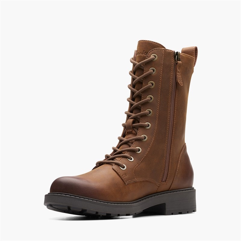 Clarks Dame Orinoco 2 stil støvler  Brown Snuff - Billede 4