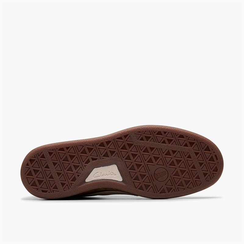 Clarks Herre Craft Rally Ace Træningssko Off White Suede - Billede 3