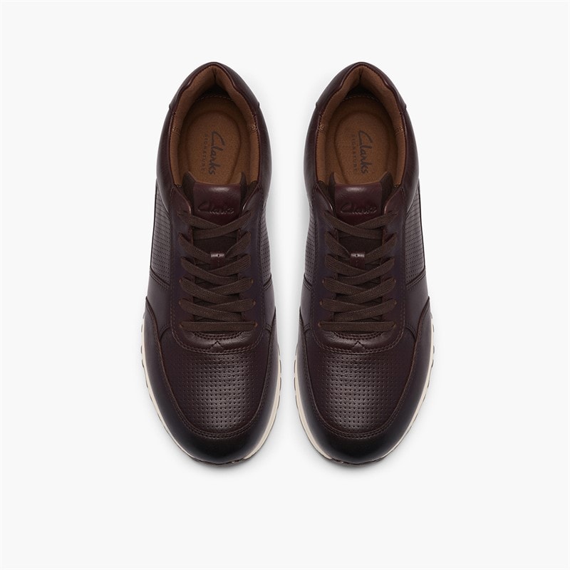 Clarks Herre Radwell slips sko Brown Leather - Billede 2