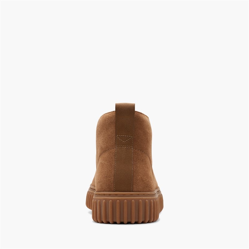 Clarks Herre Torhill Desert Boots Cognac Suede - Billede 3