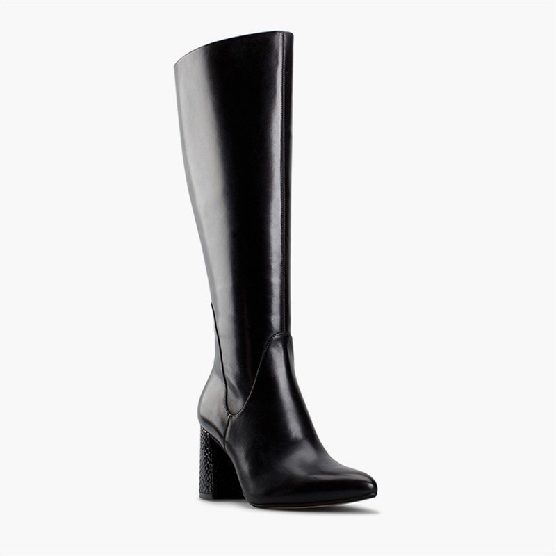 Clarks Dame Laina 85 Høje støvler Black Combi Leather - Billede 2