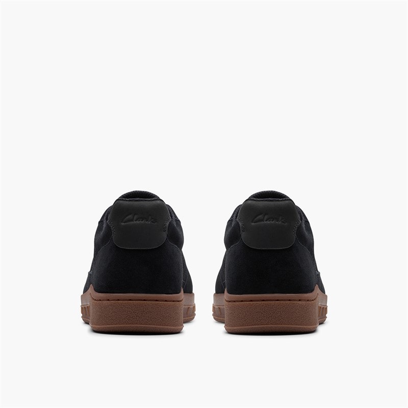 Clarks Herre Craft Rally Ace Træningssko Black Suede - Billede 3