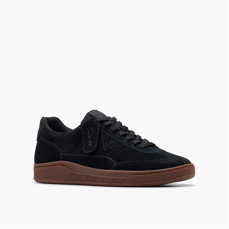 Clarks Herre Craft Rally Ace Træningssko Black Suede - Billede 5