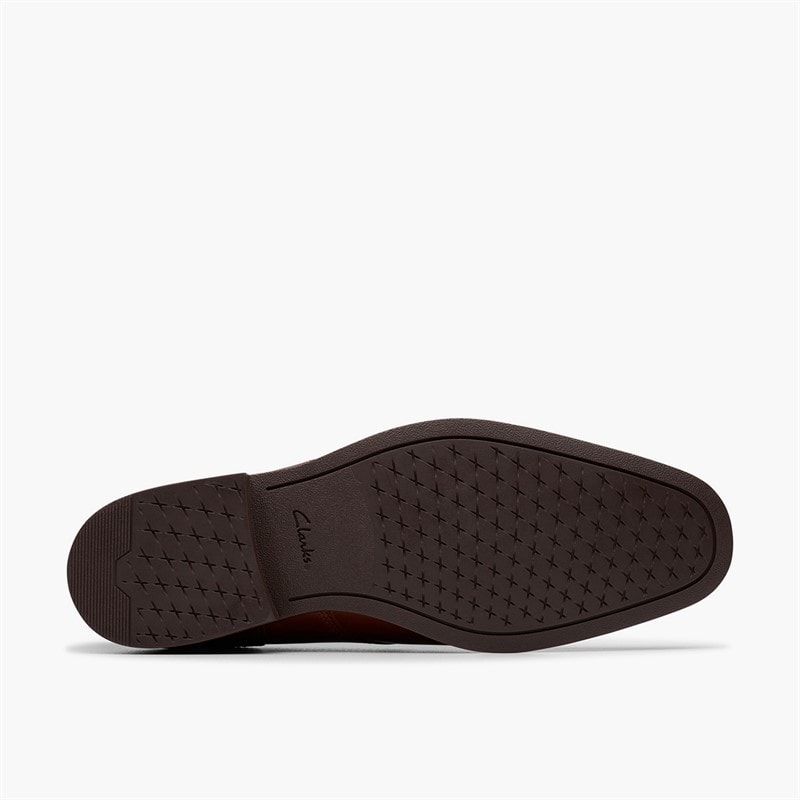 Clarks Herresko Paulton Snørebånd Tan - Billede 3