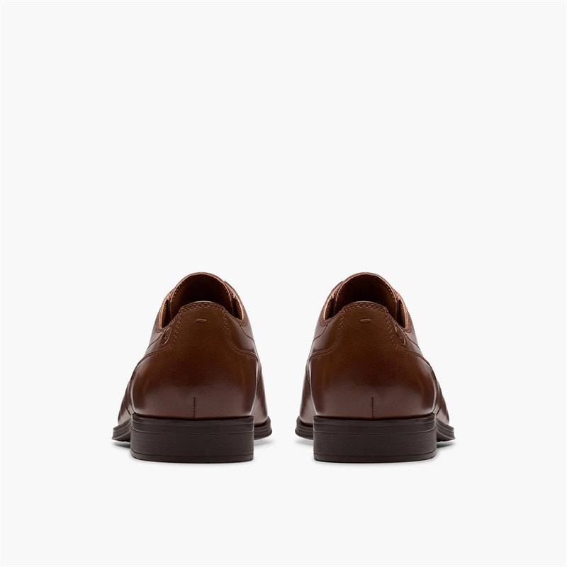Clarks Herresko Paulton Snørebånd Tan - Billede 5
