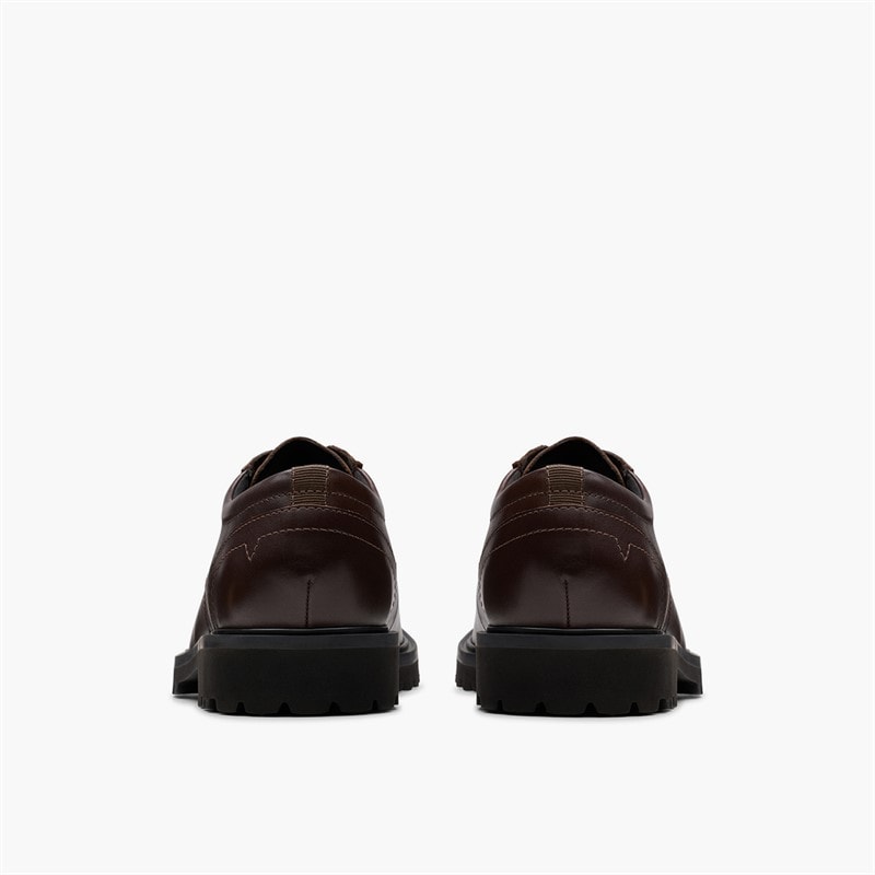 Clarks Herresko med snørebånd Brown Leather - Billede 3