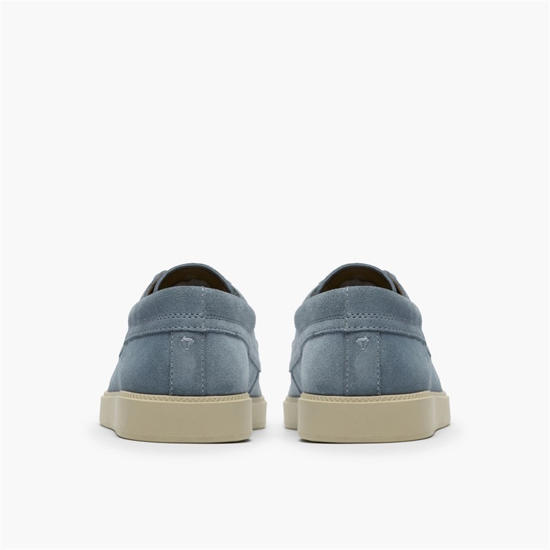 Clarks Herre Lockford Bådsko Light Blue - Billede 5