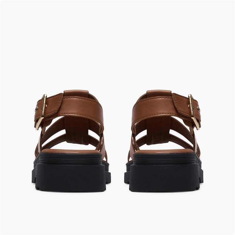 Clarks Dame Orinoco 3 Riem Sandaler Tan Leather - Billede 5
