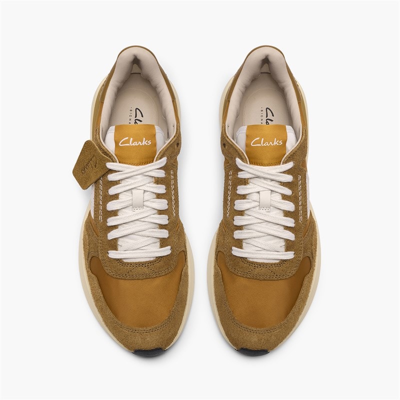 Clarks Herre Craft Wick Træningssko Ochre - Billede 4