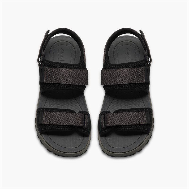 Clarks Herre ATL Trek Sandaler River Black - Billede 2