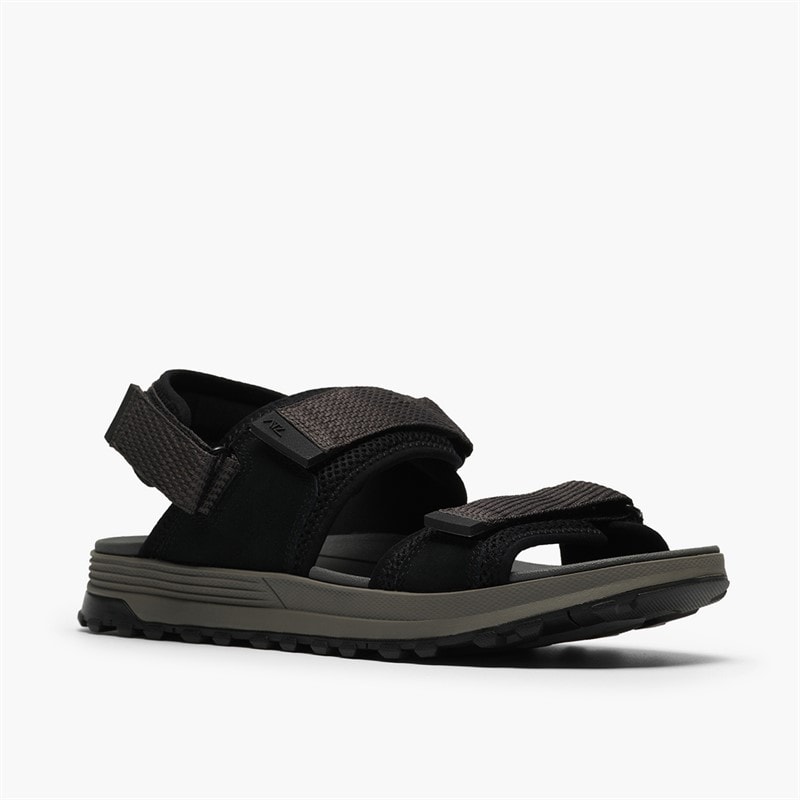 Clarks Herre ATL Trek Sandaler River Black - Billede 4