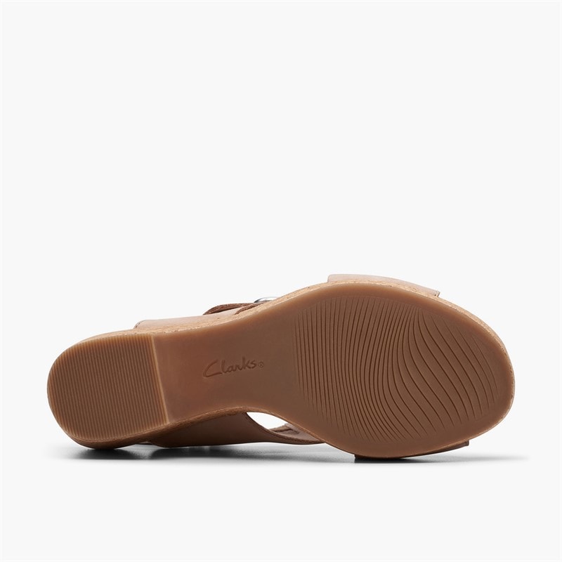Clarks Dame Giselle Dove Kile Sandaler Sand Nubuck - Billede 3