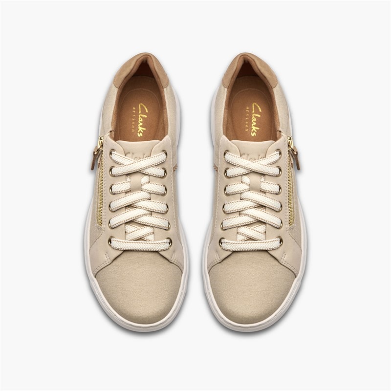 Clarks Dame Nalle Zen Træningssko Cream - Billede 2