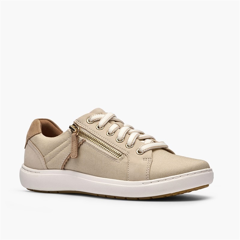 Clarks Dame Nalle Zen Træningssko Cream - Billede 4