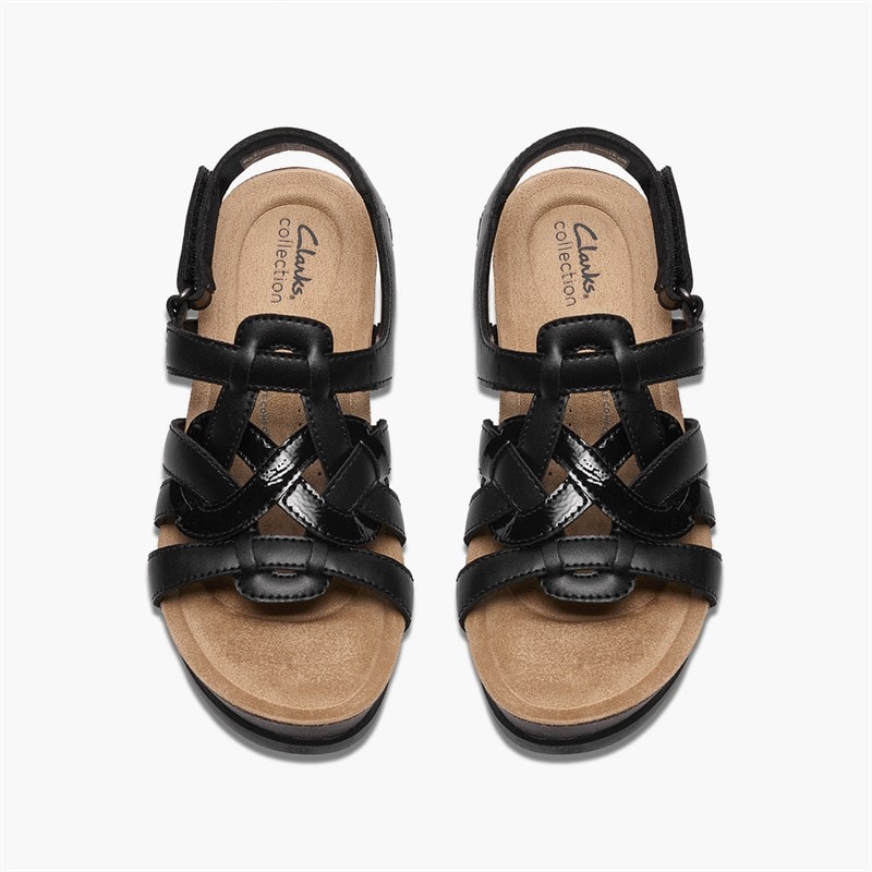 Clarks Dame Calenne Gracie Kile sandaler Black Combi - Billede 2