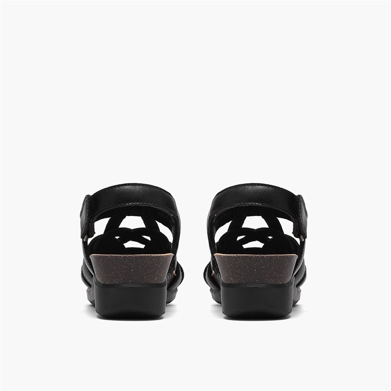 Clarks Dame Calenne Gracie Kile sandaler Black Combi - Billede 5
