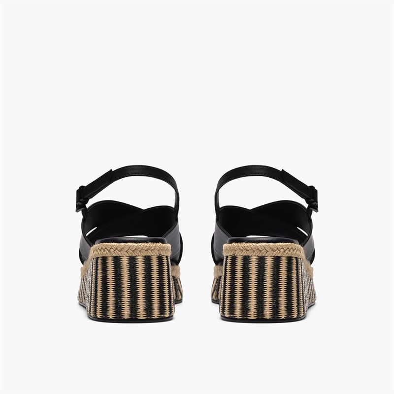 Clarks Dame Tessiah Krydsrem Sandaler Black Interest - Billede 5