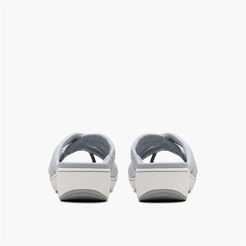 Clarks Dame Brinkley Rae Ava Sandaler Light Grey - Billede 5