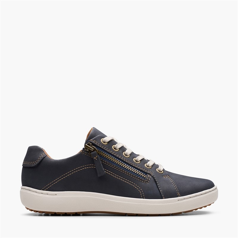 Clarks Dame Nalle Træningssko Navy Nubuck