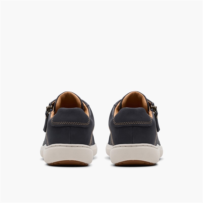 Clarks Dame Nalle Træningssko Navy Nubuck - Billede 5