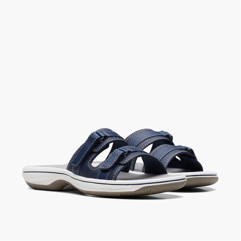 Clarks Dame Brinkley Piper Sandaler Navy - Billede 4