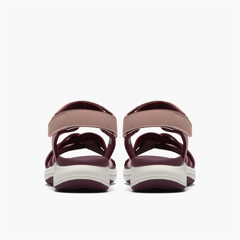 Clarks Damesko Mira Shore Sandaler Maroon - Billede 5