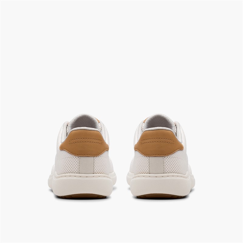 Clarks Dame Nalle Walk Træningssko White Knit - Billede 5