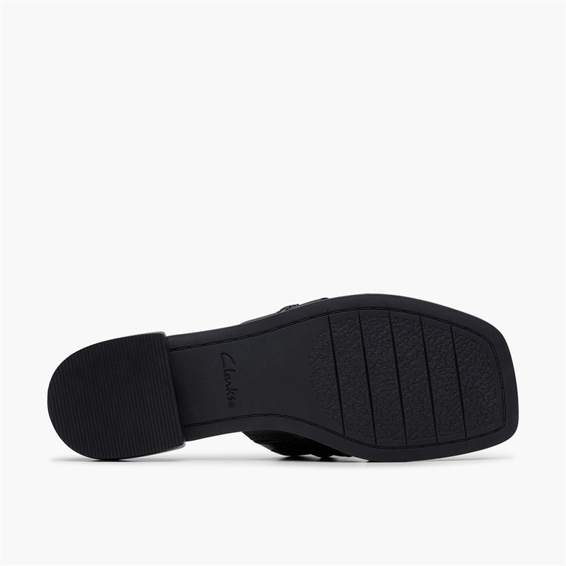 Clarks Dame Ariany Sandaler Black Leather - Billede 3