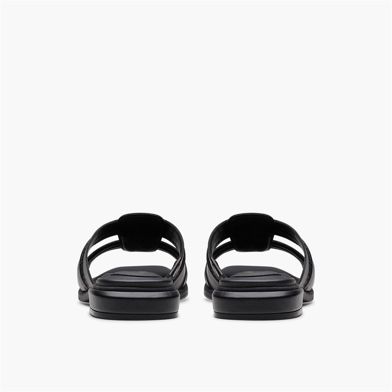 Clarks Dame Ariany Sandaler Black Leather - Billede 5