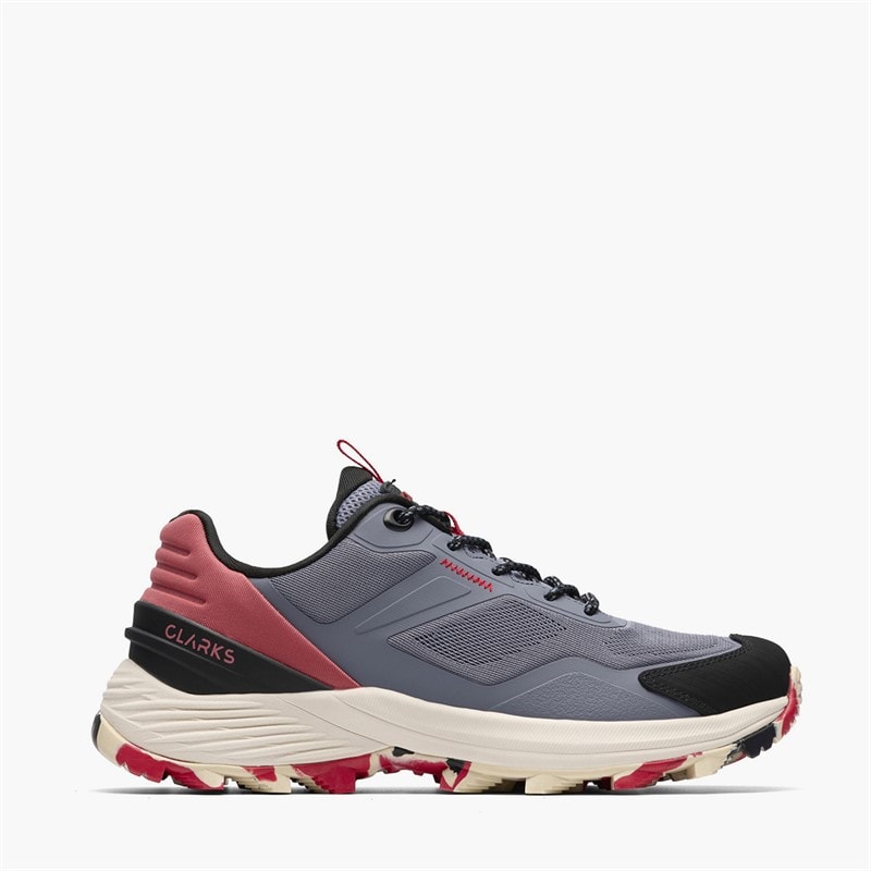 Clarks Dame Laila Trail Sko Blue Combi